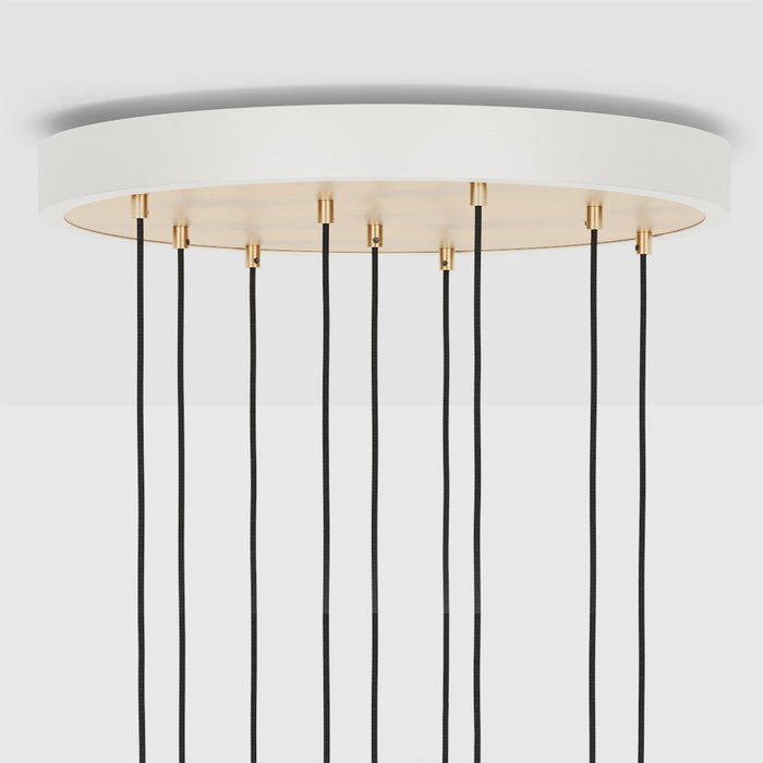 Nine Pendant in Brass + Sphere IV - Sweatfully