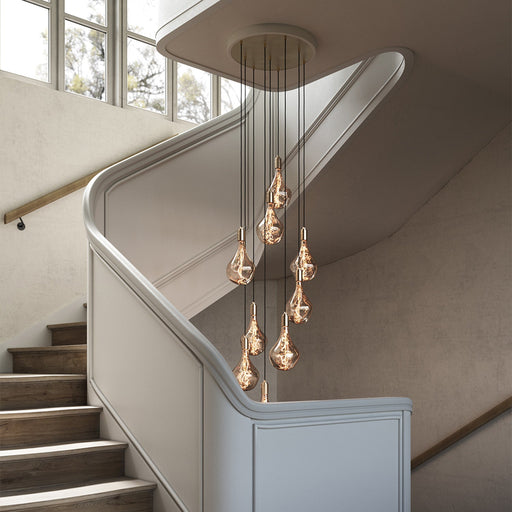 Nine Pendant in Brass - Sweatfully