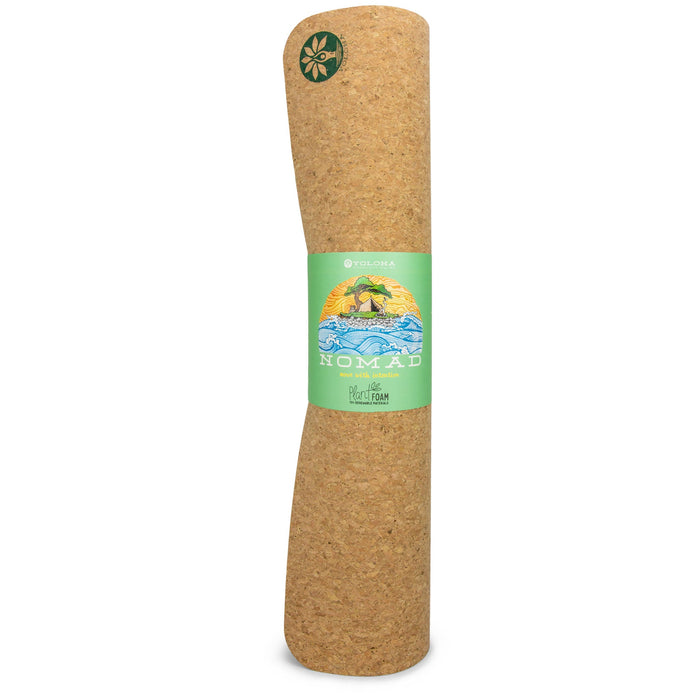 Swirly Flow Nomad Cork Yoga Mat - Sweatfully