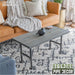 RESTORE Riverstone Grey Solid Wood Coffee Tabletop - Sweatfully
