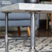 RESTORE Riverstone Grey Solid Wood Coffee Tabletop - Sweatfully