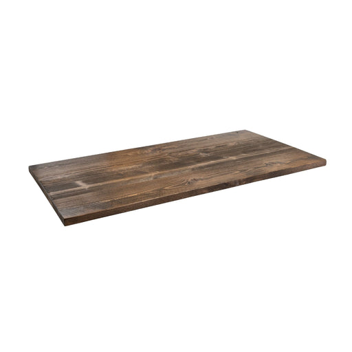 RESTORE Trail Brown Solid Wood Desk Tabletop - Sweatfully