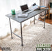 RESTORE Riverstone Grey Solid Wood Desk Tabletop - Sweatfully