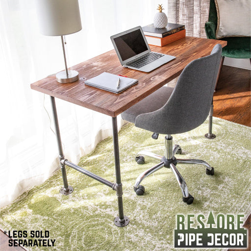 RESTORE Sunset Cedar Solid Wood Desk Tabletop - Sweatfully