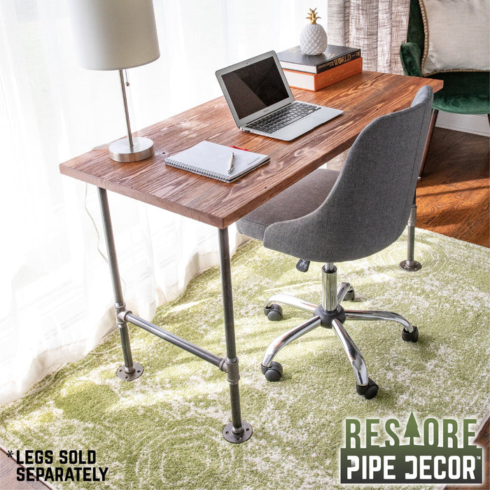 RESTORE Sunset Cedar Solid Wood Desk Tabletop - Sweatfully