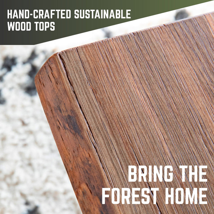RESTORE Sunset Cedar Solid Wood Desk Tabletop - Sweatfully