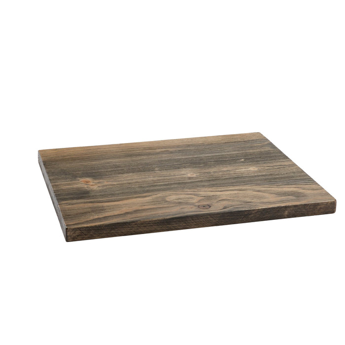 RESTORE Boulder Black Solid Wood End Tabletop - Sweatfully