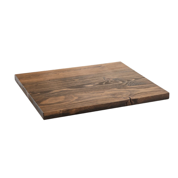 RESTORE Trail Brown Solid Wood End Tabletop - Sweatfully