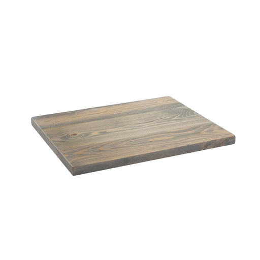 RESTORE Riverstone Grey Solid Wood End Tabletop - Sweatfully