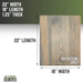 RESTORE Riverstone Grey Solid Wood End Tabletop - Sweatfully