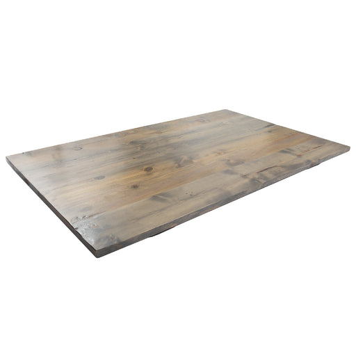 RESTORE Riverstone Grey Solid Wood Dining Tabletop - Sweatfully