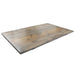 RESTORE Riverstone Grey Solid Wood Dining Tabletop - Sweatfully