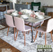 RESTORE Riverstone Grey Solid Wood Dining Tabletop - Sweatfully