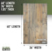 RESTORE Riverstone Grey Solid Wood Dining Tabletop - Sweatfully