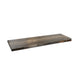 RESTORE Boulder Black Solid Live Edge Wood Console Tabletop - Sweatfully