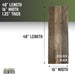RESTORE Boulder Black Solid Live Edge Wood Console Tabletop - Sweatfully