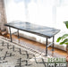RESTORE Riverstone Grey Solid Live Edge Wood Console Tabletop - Sweatfully