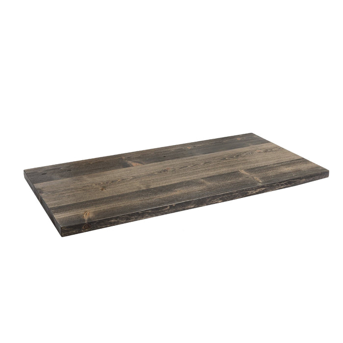 RESTORE Boulder Black Solid Wood Coffee Tabletop - Sweatfully