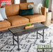 RESTORE Boulder Black Solid Wood Coffee Tabletop - Sweatfully