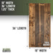 RESTORE Trail Brown Solid Wood Coffee Tabletop - Sweatfully