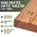 RESTORE Sunset Cedar Solid Wood Coffee Tabletop - Sweatfully