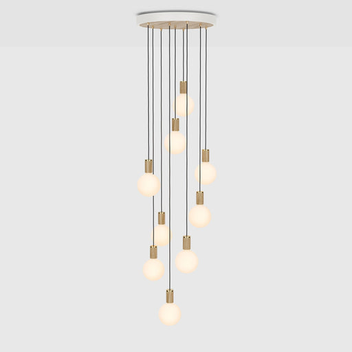 Nine Pendant in Oak + Sphere IV - Sweatfully