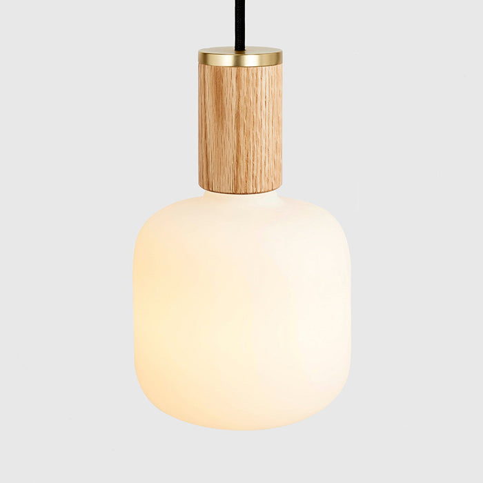 Oblo Pendant Light in Oak - Thumbnail 4