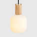 Oblo Pendant Light in Oak - Sweatfully