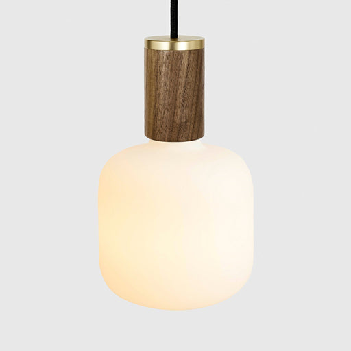 Oblo Pendant Light in Walnut - Sweatfully