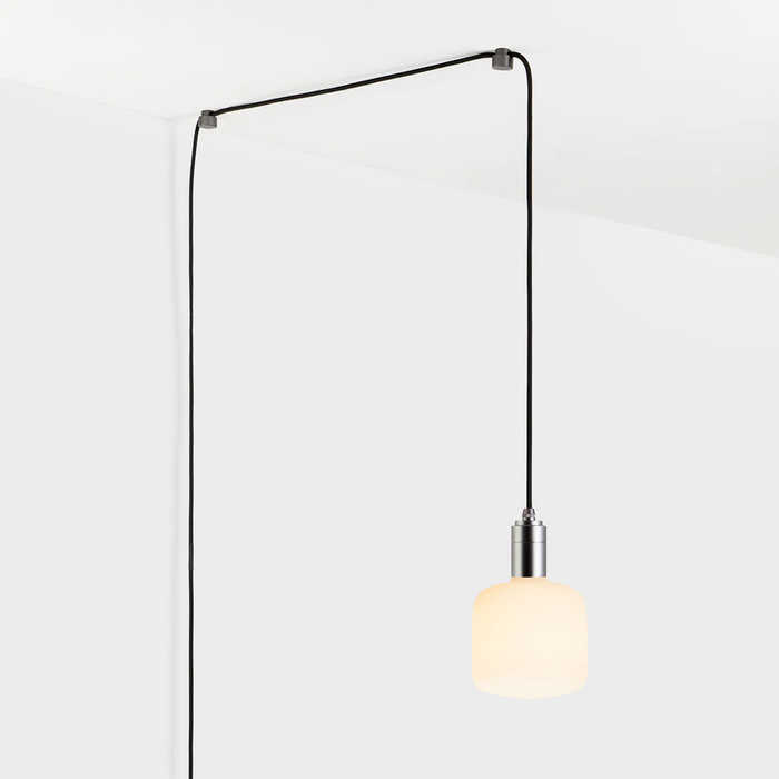 Oblo Plug-In Pendant in Graphite - Sweatfully