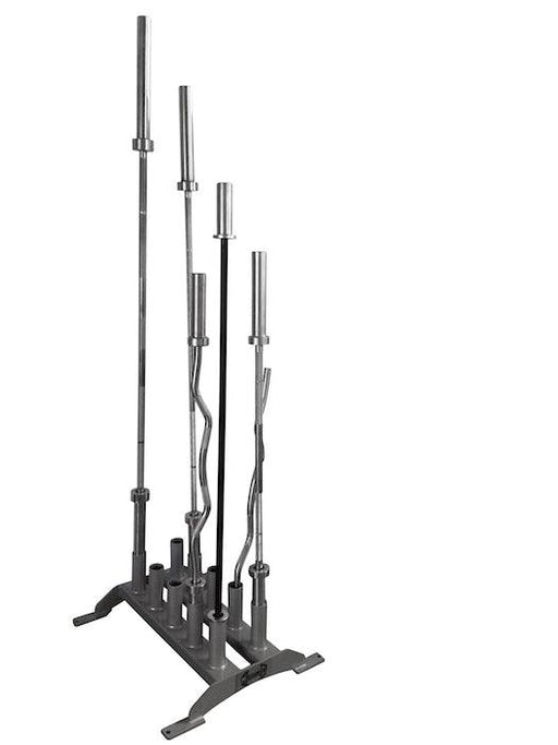Vertical Olympic Bar Rack - 10 Bar - Muscle D Fitness -  Sturdy Vertical Olympic Bar Holder - Sweatfully