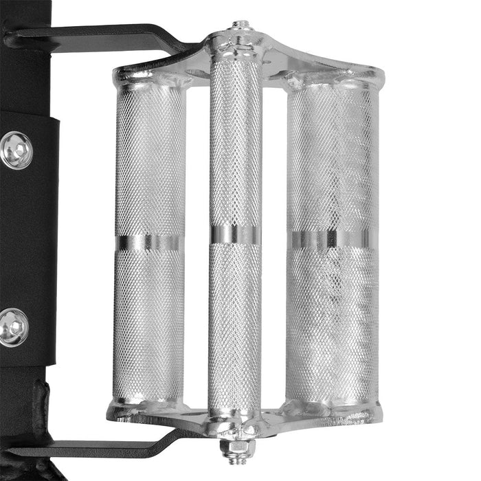 Open Hex Trap Bar with Rotating Handles - 3 Grip Sizes - Sweatfully