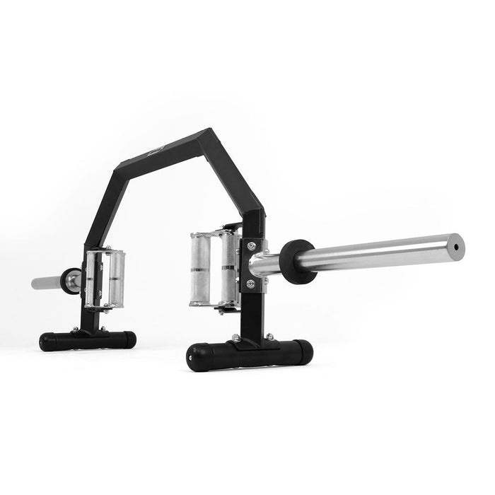 Open Hex Trap Bar with Rotating Handles - 3 Grip Sizes - Sweatfully