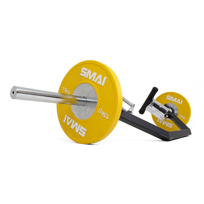 Open Hex Trap Bar with Rotating Handles - 3 Grip Sizes - Sweatfully