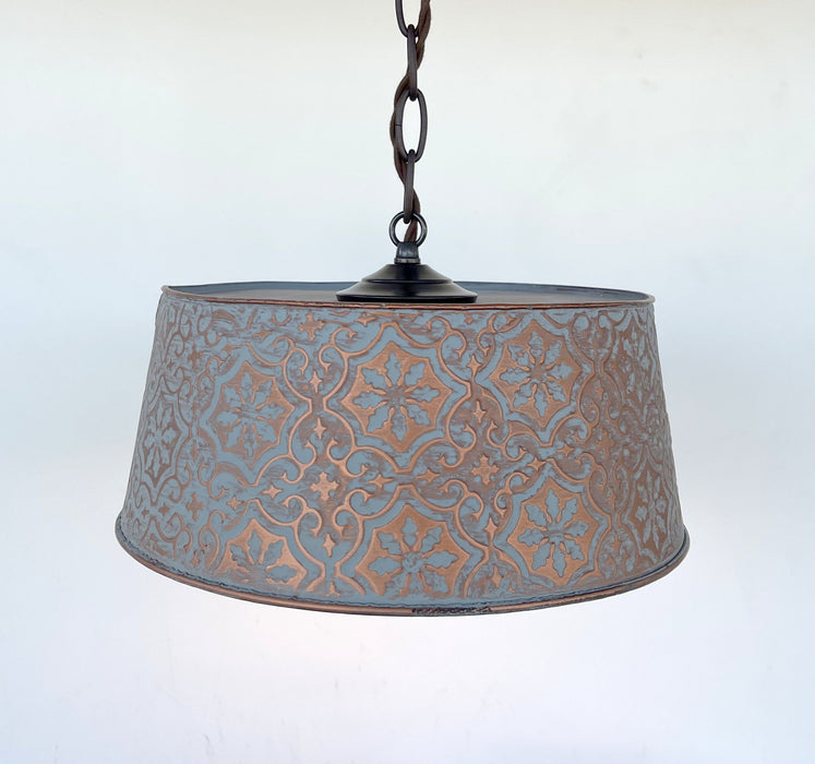 Ornate Copper Farmhouse Chandelier Lighting - Sweatfully