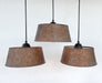 Ornate Copper CHANDELIER Rectangular TRIO Light - Sweatfully