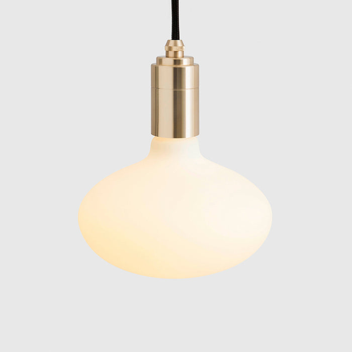 Oval Dim to Warm Pendant Light in Brass - Sweatfully