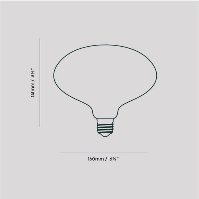 Oval Dim to Warm Pendant Light in Graphite - Sweatfully