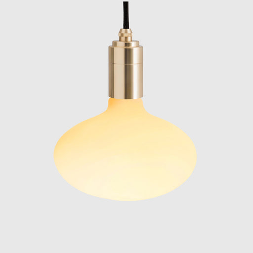 Oval Dim to Warm Pendant Light in Brass - Sweatfully
