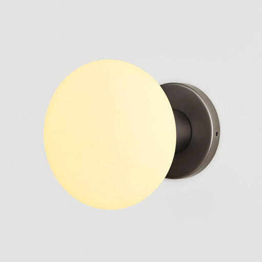 Lochan Wall Light in Graphite + Oval Dim to Warm - Sweatfully