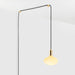 Oval Dim to Warm Plug-In Pendant in Brass - Sweatfully