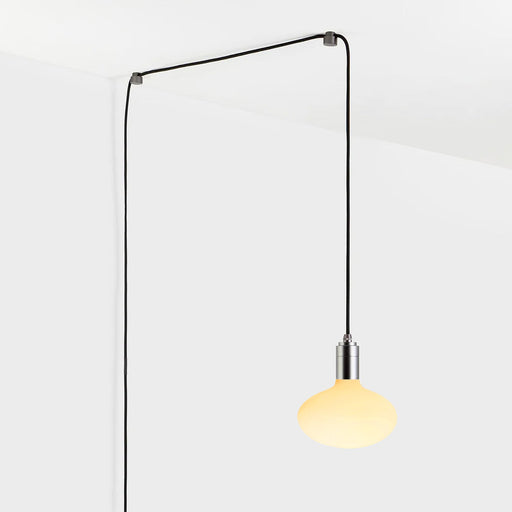 Oval Dim to Warm Plug-In Pendant in Graphite - Sweatfully