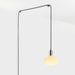 Oval Dim to Warm Plug-In Pendant in Graphite - Sweatfully