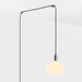 Oval II Plug-In Pendant in Graphite - Sweatfully