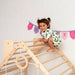 Wooden Climbing Playhouse - Sweatfully