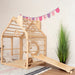 Wooden Climbing Playhouse - Sweatfully
