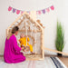 Wooden Climbing Playhouse - Sweatfully