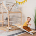 Wooden Climbing Playhouse - Sweatfully