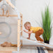 Wooden Climbing Playhouse - Sweatfully