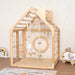Wooden Climbing Playhouse - Sweatfully